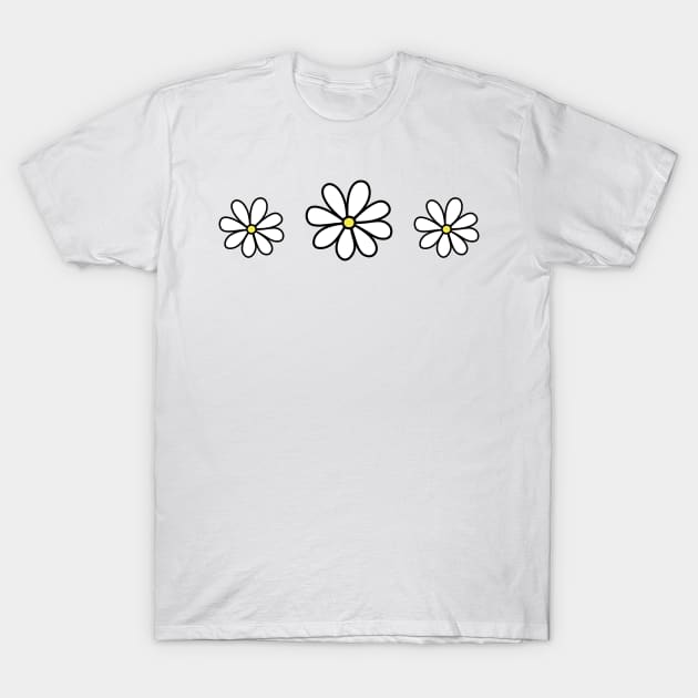 Cute Daisy Flower T-Shirt by themadesigns
